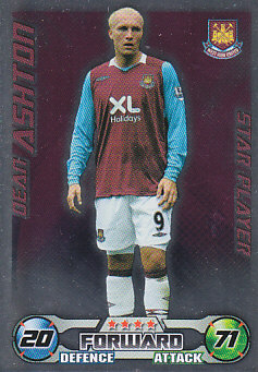 Dean Ashton West Ham United 2008/09 Topps Match Attax Star Player #342